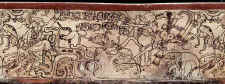 Rollout Photograph of Maya Vase, K0521 with Mythological Scene. ©K0521 Justin Kerr Rollout Photograph of Maya Vase, K0521 with Mythological Scene. ©K0521 Justin Kerr