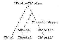 Classification of the Ch'olan languages Classification of the Ch'olan languages