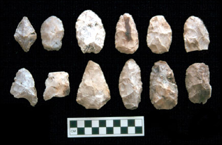 Figure 19. Lithic Bifaces. Figure 19. Lithic Bifaces.