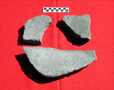 Figure 8. Fragments of Metates