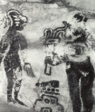 Figure 10: Infrared photography of figures in Group 2, Painting 2. Figure 10: Infrared photography of figures in Group 2, Painting 2.