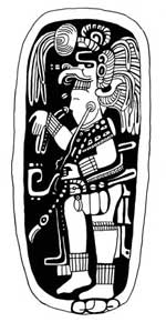 Figure 9. Santa Bárbara Column 4. Drawn by Eric von Euw.