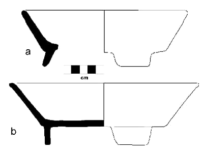 Figure 6. Slab supported tripod vessels from PARH survey.