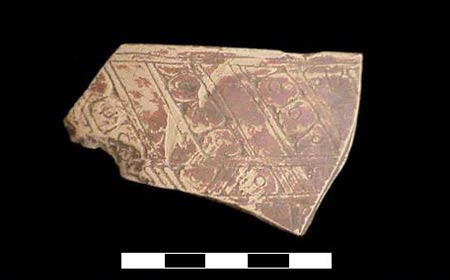 Figure 8. Surface ceramic from Area "A" (scale in cm). Figure 8. Surface ceramic from Area "A" (scale in cm).