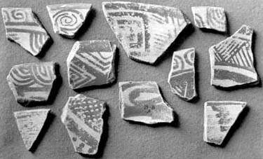 Figure 17. Sherds of the Cantinas Red-Orange A Type. Courtesy of the INAH Center, Guanajuato.
