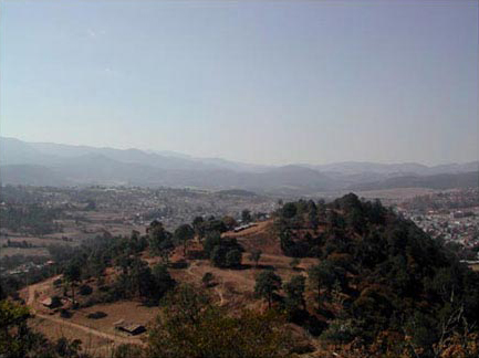 Link to enlarge Plate 8. View of Cerro de la Manzanita from Cerro Encantado. Link to enlarge Plate 8. View of Cerro de la Manzanita from Cerro Encantado.