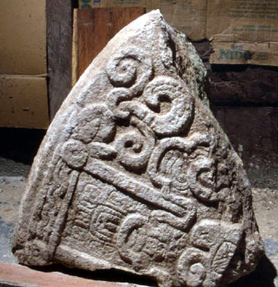 Figure 8b. Altar de los Reyes, fragment of Stela 2.