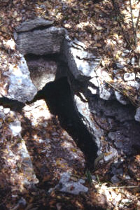 Figure 16. Los Tambores, rectangular chultun.