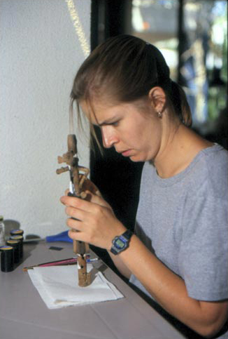 Figure 6. Restoration of a ceramic flute.