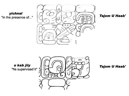 Figure 6. Name clause and titles recorded in the Álvaro Obregón Box (Drawing by Peter Mathews). Figure 6. Name clause and titles recorded in the Álvaro Obregón Box (Drawing by Peter Mathews).