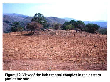 Figure 12. View of the habitational complex in the eastern part of the site. Click to enlarge.