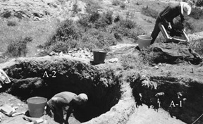 Figure 5. Photograph of the excavation 623 (Suboperations A-1 and A-2).
