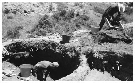 Figura 5. Fotograf&iacute;a de la excavaci&oacute;n 623 (suboperaci&oacute;nes A-1 y A-2).