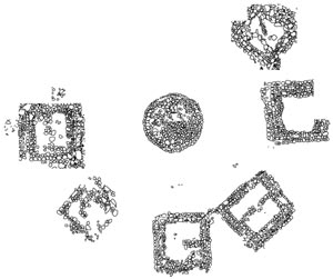 Figure 5. Partial plan map of the excavated portions of Circle 5, Navajas. Assembled by Melissa Grote.