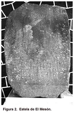 Figura 2. Estela de El Mesón.