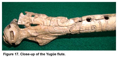 Figure 17. Close-up of the Yugüe flute.