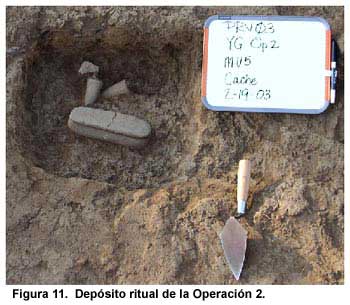 Figura 11. Depósito ritual de la Operación 2.