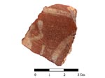 Figure 16. Decorated white on red pottery. Click to enlarge.