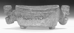 Sub-Group 3B: Feline handles with bound up-turned tail. Ref: Luke Vase 61. Click to enlarge.