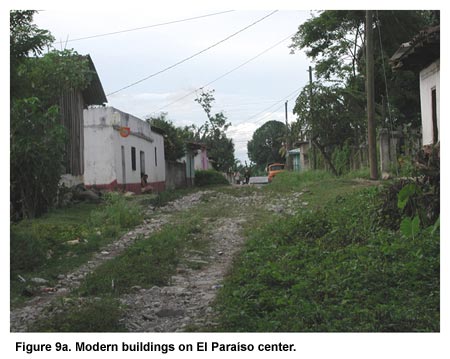 Figure 9a. Modern buildings on El Paraíso center.