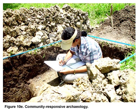 Figure 10e. Community-responsive archaeology.
