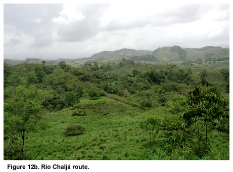 Figure 12b. Río Chaljá route.