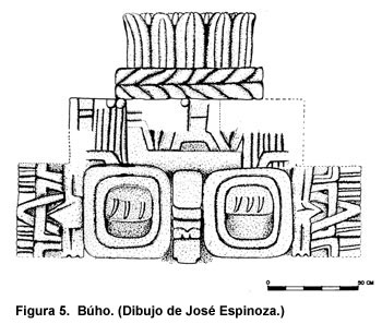 Figura 5. Búho. (Dibujo de José Espinoza.) Haga clic para agrandar.