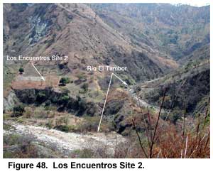Figure 48. Los Encuentros Site 2. Figure 48. Los Encuentros Site 2.