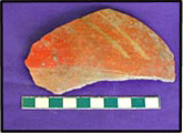 Figure 36c. Canoas red-on-natural with striped design, lower section.