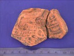 Figure 37b. Mold from Las Canoas: Figurine/Ocarina mold from 2002 season.
