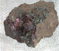 Figure 46a. Slag from copper smelting: large piece of slag.