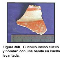 Figura 36h. Cuchillo inciso cuello y hombro con una banda en cuello levantada.
