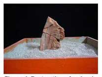 Figure 4. Restoration of a sherd.