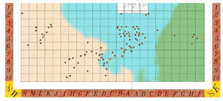 Figura 5. Mapa con sub-zonas