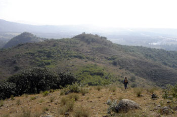 Figura 3. Recorriendo en las montañas.