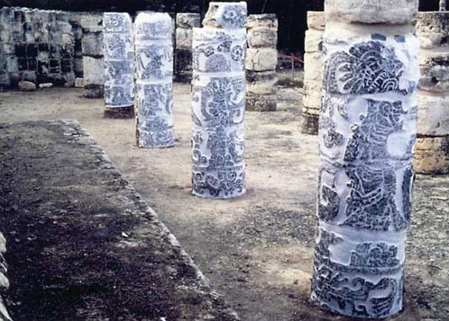 Figure 6: Palace of Sculptured Columns with Rubbings on. Columns 10, 11, 12 and 13. Figure 6: Palace of Sculptured Columns with Rubbings on. Columns 10, 11, 12 and 13.