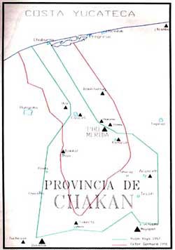 Plan 4. The Chakán Province: Archaeological Panorama.