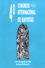 1998 International Congress of Mayanists Program cover 1998 International Congress of Mayanists Program cover