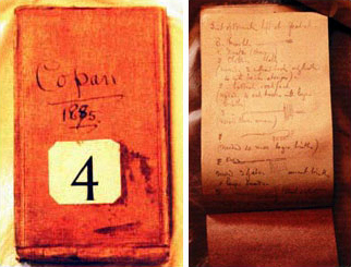 Maudslay's 1885 Copán field journal.