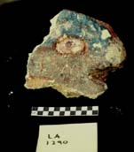 Figure 3:42 - An animal form recovered in LA 1290. Figure 3:42 - An animal form recovered in LA 1290.