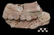 Figure 3:59 - This is a large decorative/enframing element that probably once framed a figure or image. It matches Figure 3:57.