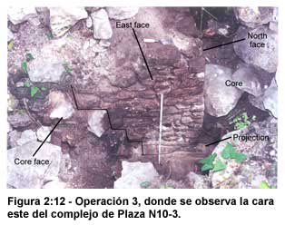 Figura 2:12-Operaci&oacute;n 3, donde se observa la cara este del complejo de Plaza N10-3.