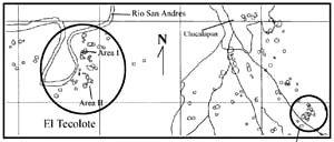 Figura 2: Ubicación de los sitios.