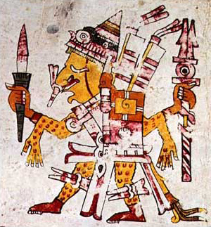 Figure 2. Xipe Totec, Codex Borgia, p. 61.