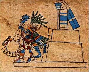 Figure 4. Huitzilopochtli, Codex Borbonicus, p. 34.