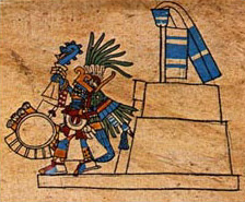 Figure 4. Huitzilopochtli, Codex Borbonicus, p. 34.