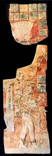 Figure 8. Palenque Temple XIX stucco Panel: whole.