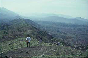 View of Las Gradas and coastal plain in distance. View of Las Gradas and coastal plain in distance.