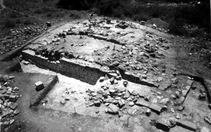 Figure 4. Mound B, Structure 2, Looking Northeast