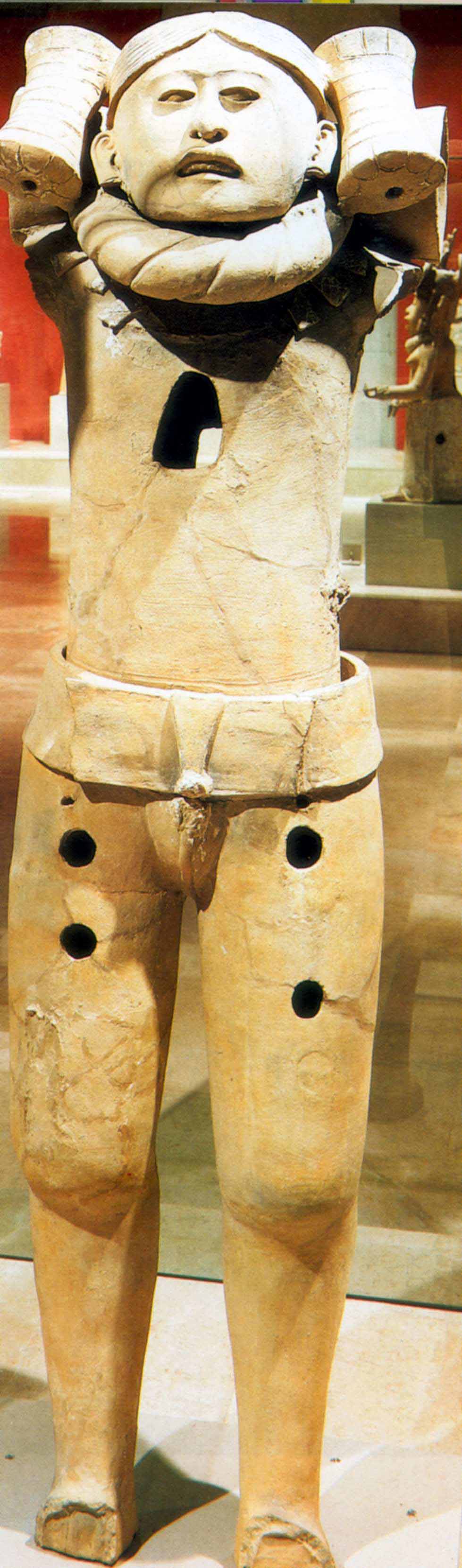 Cihuateteo standing sculpture